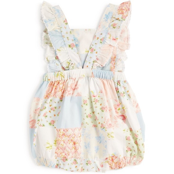 RALPH LAUREN Floral Patchwork Romper Playsuit - Picture 2 of 6